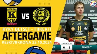 KyKy Betset  Tiikerit ke 23102024  Lehdistötilaisuus [upl. by Gerladina569]