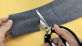 Easy Way to Shorten Sweater Sleeves that are too Long Without Going to The Tailor [upl. by Pas]