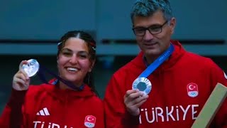 The Legend YUSUF DIKEÇ in Sport Shooting Paris 2024 Olympic Games  Silver Medal 4K UHD [upl. by Lynnett]