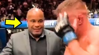 Daniel Cormier Looks DISGUSTED Watching Dricus Du Plessis Kiss His Coach [upl. by Mayyahk]