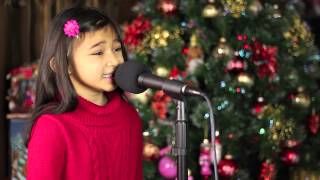 6 Yr Old Singing Oh Holy Night  Angelica Hale [upl. by Ymmij]