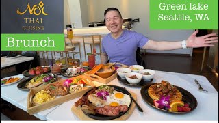 Brunch at Noi Thai Restaurant  Greenlake  Seattle Washington   Food Tour 2023 [upl. by Brandi]