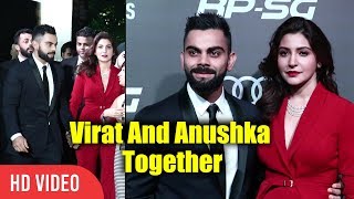 Cute Couple Virat Kohli And Anushka Sharma Together  Indian Sports Honours Awards 2017 [upl. by Esertap]