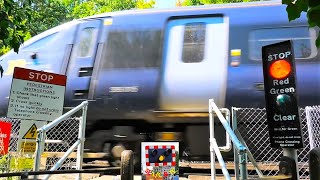 Ships Meadow Footpath Level Crossing Kent [upl. by Barmen316]