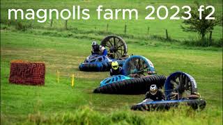 Magnolls farm formula 2 hovercraft racing race 3 on board with jake [upl. by Ytsanyd]