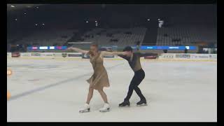 Lou TERREAUX  Noe PERRON FRA Free Dance Ice Challenge 24 Graz [upl. by Margie]