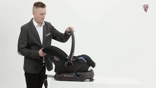 Venicci Isofix Base for a car seat  installation [upl. by Haldes]