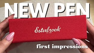 Esterbrook Estie in Sea Glass  Esterbrook Fountain Pen  a first impressions [upl. by Llerrod842]