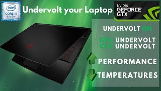 How to Undervolt Your Laptop CPU amp GPU to Reduce Heat amp Boost Gaming Performance GTX 1050 [upl. by Erdnoed664]