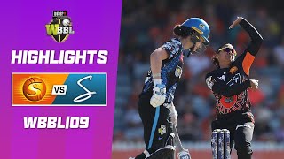 Perth Scorchers v Adelaide Strikers  WBBL09 [upl. by Niret272]