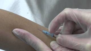 Venipuncture Skill Learning how to start an IV [upl. by Aihsena]