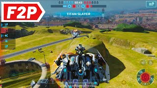 9000000 Damage using Free to Play Robots  War Robots Gameplay No Commentary WR F2P [upl. by Mosier984]