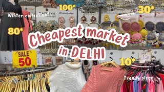 Cheapest market in delhi  Delhi gate Najafgarh market  winter collection [upl. by Enelyt]