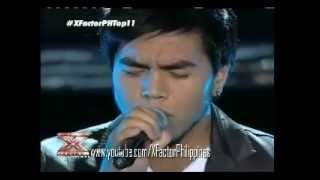 The X Factor Philippines  Jeric Medina  August 11 2012 [upl. by Arihat]