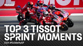 Top 3 TissotSprint Moments ⚔️  2024 SolidarityGP [upl. by Llertnahs]