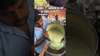 Mi Primer día de vacaciones en la India probando jugos en en las calles de la India 🇮🇳 😱🤯🥤 [upl. by Daphne]