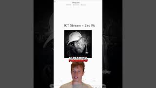 ICT stream  Bad PA ict ictconcepts ictdaytrading trading innercircletrader [upl. by Esilahs]