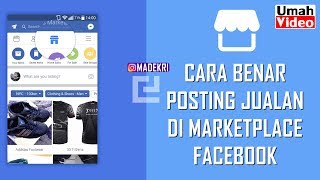 Cara Benar Posting Jualan di Marketplace Facebook [upl. by Lered]