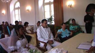 mariage de dimitri jessica mairie saint pierre [upl. by Hagile374]