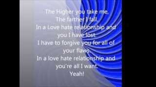 Love Hate Relationship  Trapt  Lyrics [upl. by Kado]