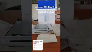 Unboxing PS5 Disc Drive compatible with slim  PS5 PRO models [upl. by Otiragram]