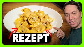 Tortellini Hackfleisch REZEPT  richtig leckeres MITTAGESSEN 🤤 [upl. by Sikorski]