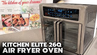 Kitchen Elite 26 Quart Air Fryer Oven Review [upl. by Josiah912]