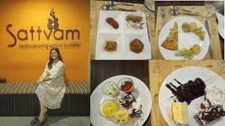 Must visit restaurant in Bangalore Sattvam  Pure vegetarian restaurant [upl. by Otrebor]