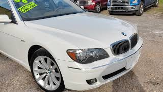 2008 BMW 750LI For Sale Walk Around Video Ocean Springs MS [upl. by Ardnaz153]