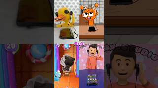 Airpods are discharged🔋duck funny memes babyduck humor challenge [upl. by Aya]