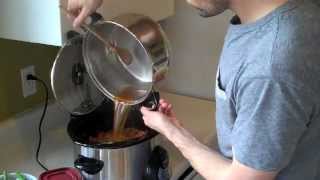 Cooking with Beer  Rickards Red Chicken and Sausage Gumbo [upl. by Braynard209]