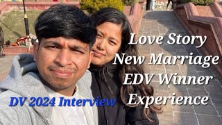 New Marriage DV Interview  EDV 2024 Latest Interview Experience  Love Marriage DV Interview [upl. by Hgielah270]