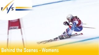 Focus CHEMMY ALCOTT GBR  Val DIsere  Audi FIS Ski World Cup 2012  Behind the Scenes  Womens [upl. by Tracay388]