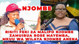 ROSE MAYEMBA USO KWA USO NA MKUU WA WILAYA YA NJOMBE RISITI FEKI ZAWEKWA MEZANI [upl. by Hedgcock359]