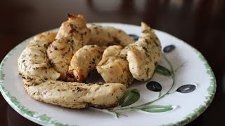 chicken tenders Broiled Chicken Ladolemono [upl. by Sheelagh]