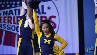 NCA College Nationals The University of Michigan Takes On the Spirit Rally Division [upl. by Allbee545]