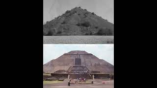 The states of historical landmarks before and after excavationrestoration old new [upl. by Ebner151]