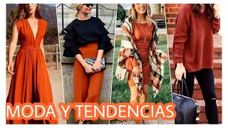 OUTFITS COLOR CHEDRON MODA Y TENDENCIA EN COLORES LOOKS DIFERENTES [upl. by Ettenotna]