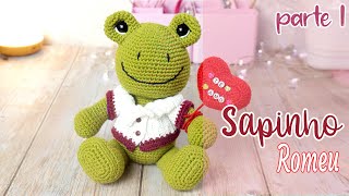 Sapinho Romeu amigurumi part1 [upl. by Christenson]