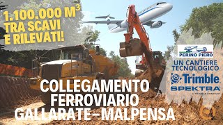 Collegamento ferroviario GallarateMalpensa un cantiere tecnologico [upl. by Alliscirp]