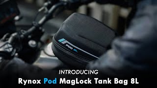 Introducing the Rynox Pod Maglock Tank Bag 8L [upl. by Dragon731]