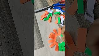 Republic day Badge design youtube art design badge99 craft trending viralvideo yt ytshorts [upl. by Leahcym589]