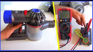 Dyson Süpürge Kesintili Çalışıp Duruyor SV10 V6 V8 Batarya Test [upl. by Orthman]