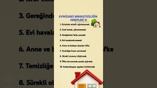 EVİNİZDEKİ BEREKETSİZLİĞİN SEBEPLERİ güzelsözler [upl. by Idnac]