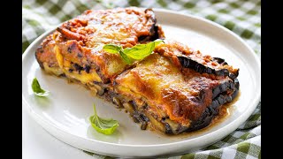 PARMIGIANA MELANZANE NON FRITTE  più leggera ma ugualmente golosa [upl. by Notle]