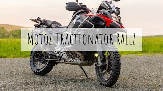 First Ride MotoZ Tractionator RallZ 90 OffRoad Knobby for BMW R1250GS Adventure  GS Trophy 2022 [upl. by Fulbright832]