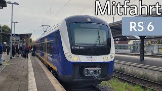 Mitfahrt  Coradia Continental BR440  Linie RS6  Verden Aller  Rotenburg Wümme [upl. by Atled]