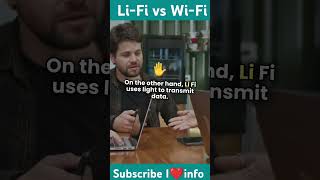 Wifi vs LiFi  Difference Between WiFi and LiFi technology wifi lifi invention newtech [upl. by Ertha]