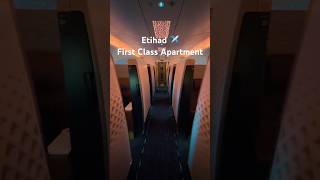 Etihad First Class Apartment ✈️ cabin walk etihad etihadairways firstclass [upl. by Chak328]