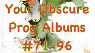 Ranking Your Favorite OBSCURE Prog Albums Part Three 7195 [upl. by Garzon]